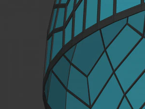 jeodezik kubbeler 3D Model