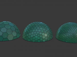геодезичні куполи 3D Модель