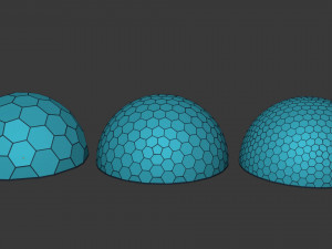 geodesic domes Modèle 3D