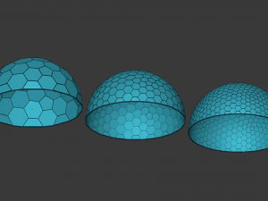 геодезичні куполи 3D Модель