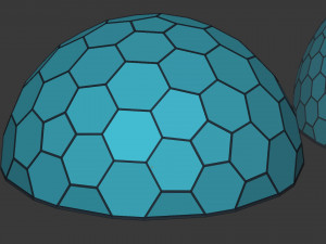geodesic domes Modèle 3D