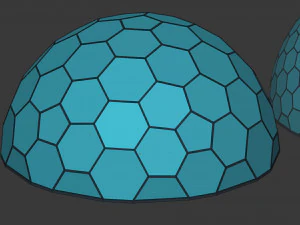 геодезичні куполи 3D Модель
