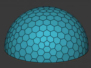 геодезичні куполи 3D Модель