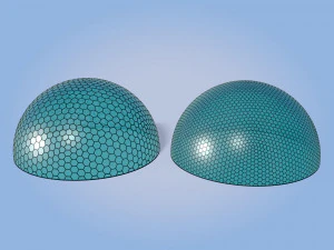 geod&auml;tische Kuppeln 3D Modell