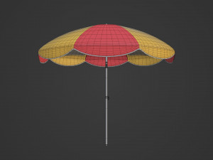 Beach Parasol 3D Модель