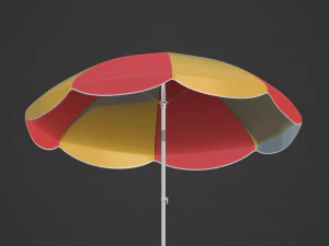 Beach Parasol 3D Model