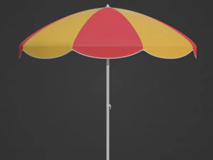 Beach Parasol 3D Model