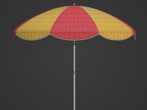 Beach Parasol 3D Модель