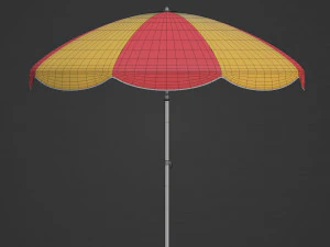 Beach Parasol 3D Model