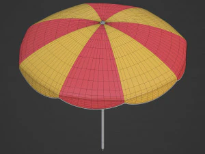 Beach Parasol 3D Model