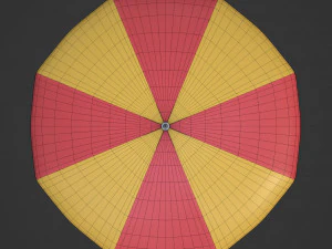 Beach Parasol 3D Model