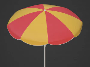 Beach Parasol 3D Model