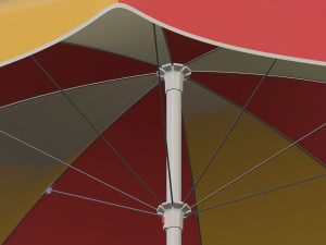Beach Parasol 3D Модель