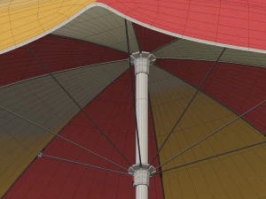 Beach Parasol 3D Model