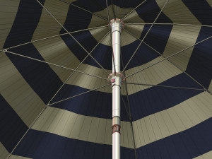 Beach Parasol Pack 3D Модель