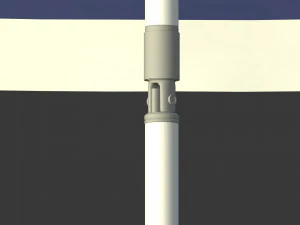 Pacote de guarda-sol de praia Modelo 3D