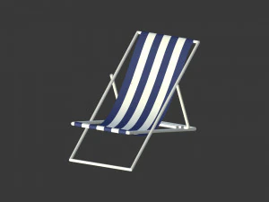 Pacote de guarda-sol de praia Modelo 3D