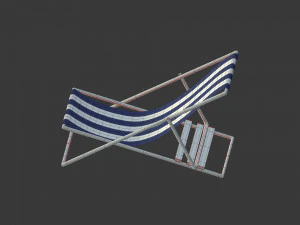 Pacote de guarda-sol de praia Modelo 3D