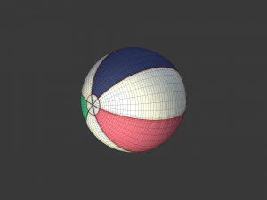 Pacote de guarda-sol de praia Modelo 3D
