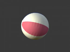 Pacote de guarda-sol de praia Modelo 3D