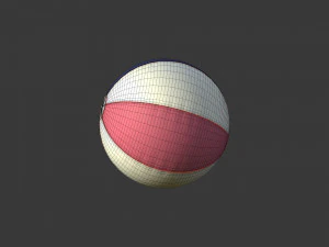 Pacote de guarda-sol de praia Modelo 3D