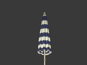 Pacote de guarda-sol de praia Modelo 3D