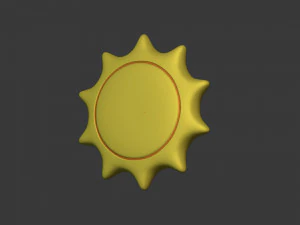 Cartoon-Weltraumpaket 3D Modell