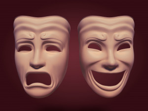 Theater Masks 3D 모델