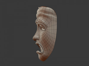 Theater Masks Model 3D