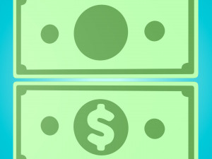 Cartoon Bills 3D Model