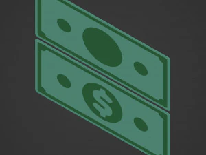 Cartoon Bills 3D Model