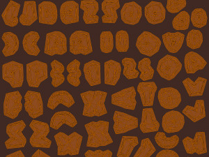 Polygonal Alphabet 3D Model