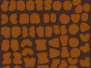 Polygonal Alphabet 3D Model