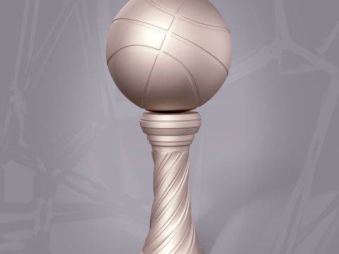 Basketball Trophy 3D-printmodel