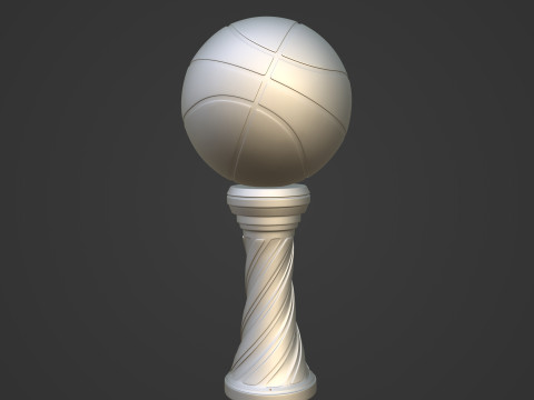 Basketball Trophy Modello di stampa 3D