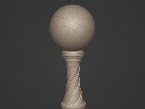 Basketball Trophy Modello di stampa 3D