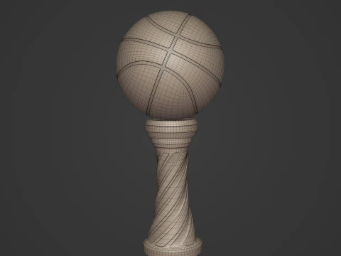 Basketbol Kupası 3D Baskı Modeli