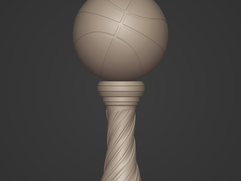 Basketball Trophy Modello di stampa 3D