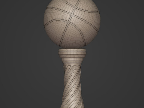 Basketball Trophy Modello di stampa 3D