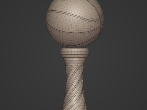 Basketball Trophy Modello di stampa 3D