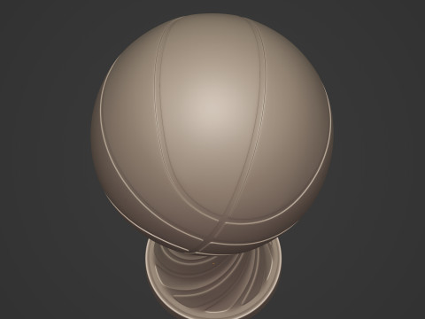 Basketball Trophy Modello di stampa 3D