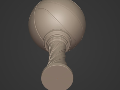 Basketball Trophy Modello di stampa 3D