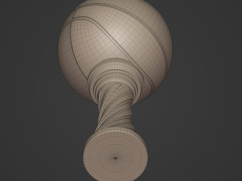 Basketball Trophy Modello di stampa 3D
