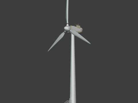 &Eacute;olienne de conception g&eacute;n&eacute;rique Modèle 3D
