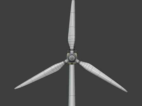 &Eacute;olienne de conception g&eacute;n&eacute;rique Modèle 3D