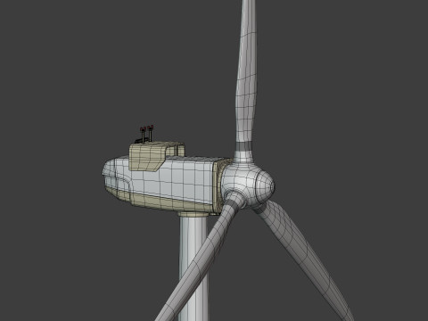 &Eacute;olienne de conception g&eacute;n&eacute;rique Modèle 3D