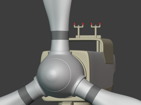 &Eacute;olienne de conception g&eacute;n&eacute;rique Modèle 3D