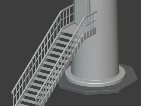 &Eacute;olienne de conception g&eacute;n&eacute;rique Modèle 3D