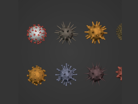Virus Pack 3D Model