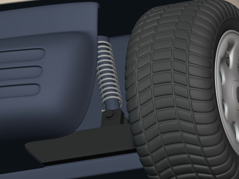 Golf Cart 1 Large 3D Model